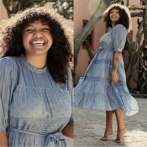 Dôen Minetta Dress in Ciel size S - Picture 6 of 9